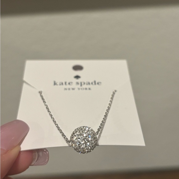 Kate Spade Glittering Silver Necklace - Picture 4 of 6